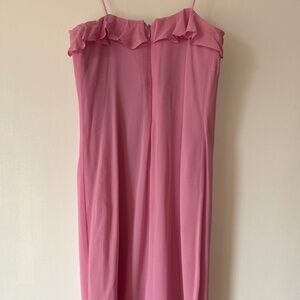 Ralph Lauren pink strapless dress